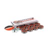 Bronson Speed Co. G2 Skateboard-Kugellager mit orangefarbenen Schutzschilden