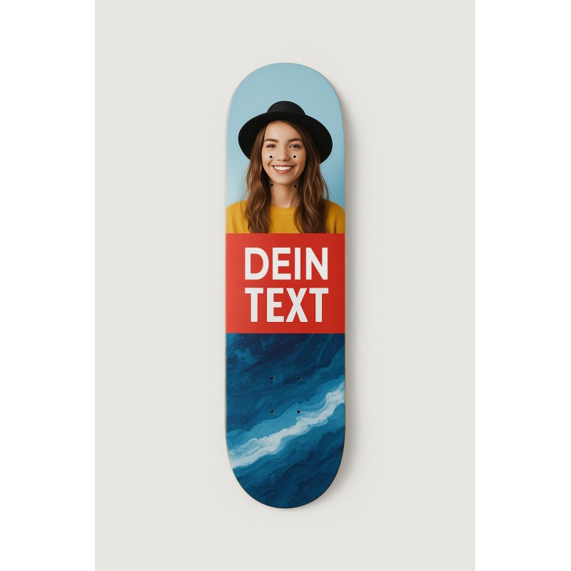 Custom Skateboard Deck bedrucken - Aufdruck mit Folienmethode