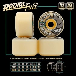 Spitfire 54mm F4 Radial Full 99A Wheels Skateboard Rollen View