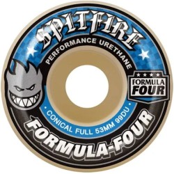 Spitfire 56mm F4 Conical Full 99a Wheels Skateboard Rollen Front