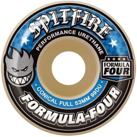 Spitfire 58mm F4 Conical Full 99a Wheels Skateboard Rollen Front