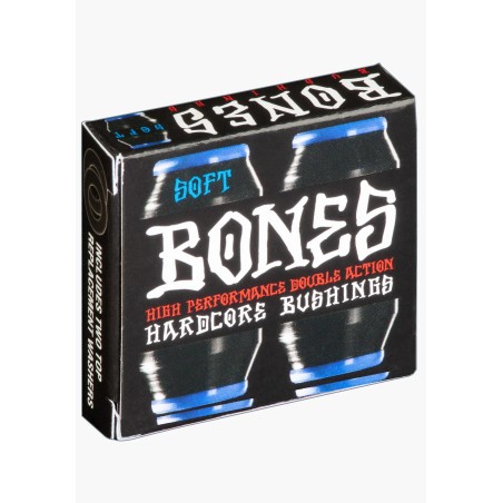 Bones Bushings 81a Hardcore Soft Set Black