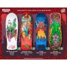 Santa Cruz 9.7" Stranger Things Grabke Max Melting Clock Glow in the Dark Oldschool Reissue Skateboard Deck Dark 3