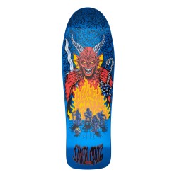 Santa Cruz 10.0" Stranger Things Knox Hellfire Pit Glow in the Dark Oldschool Reissue Skateboard Deck