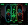 Santa Cruz 9.7" Stranger Things Grabke Max Melting Clock Glow in the Dark Oldschool Reissue Skateboard Deck Dark 2