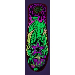 Santa Cruz 10.3" Stranger Things Salba Demogorgon Glow in the Dark Oldschool Reissue Skateboard Deck Glow
