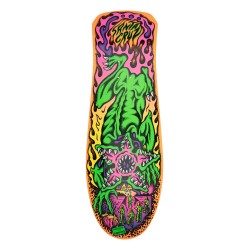 Santa Cruz 10.3" Stranger Things Salba Demogorgon Glow in the Dark Oldschool Reissue Skateboard Deck