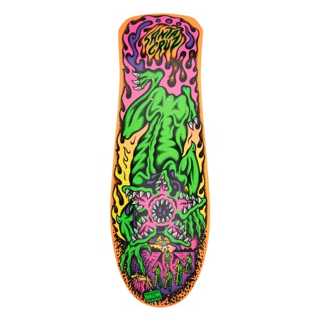 Santa Cruz 10.3" Stranger Things Salba Demogorgon Glow in the Dark Oldschool Reissue Skateboard Deck