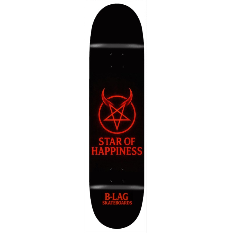 B-LAG Skateboards Deck 7.50"-8.75" Star of Happiness