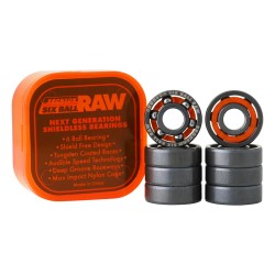 Bronson Speed Co. RAW 6-Ball Kugellager Skateboard Bearings