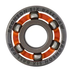 Bronson Speed Co. RAW 6-Ball Kugellager Skateboard Bearings Front