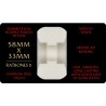 Powell-Peralta Dragons 93A RB2 Ratbone II Skateboard-Rollen in Offwhite, 58 mm, 4er-Pack