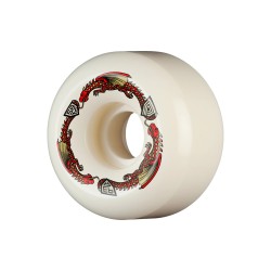 Powell-Peralta Dragons 93A RB2 Ratbone II Skateboard-Rollen in Offwhite, 58 mm, 4er-Pack