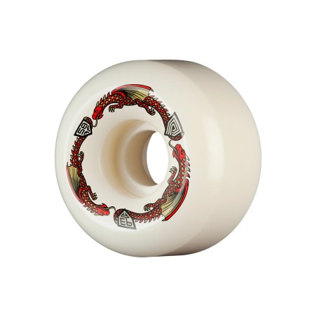 Powell Peralta Dragons 58mm 93a RB2 Symmetrical Narrow Ride Offwhite Skateboard Rollen