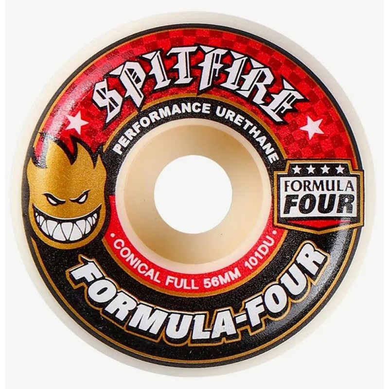 Spitfire 56mm F4 Conical Full 101a Wheels Skateboard Rollen