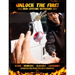 Spitfire Wheel Anhänger Swirl Assorted Keychain Schlüsselanhänger Ad