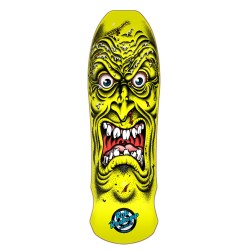 Santa Cruz 9.50" Rob Roskopp Face Yellow Oldschool Reissue Skateboard Deck