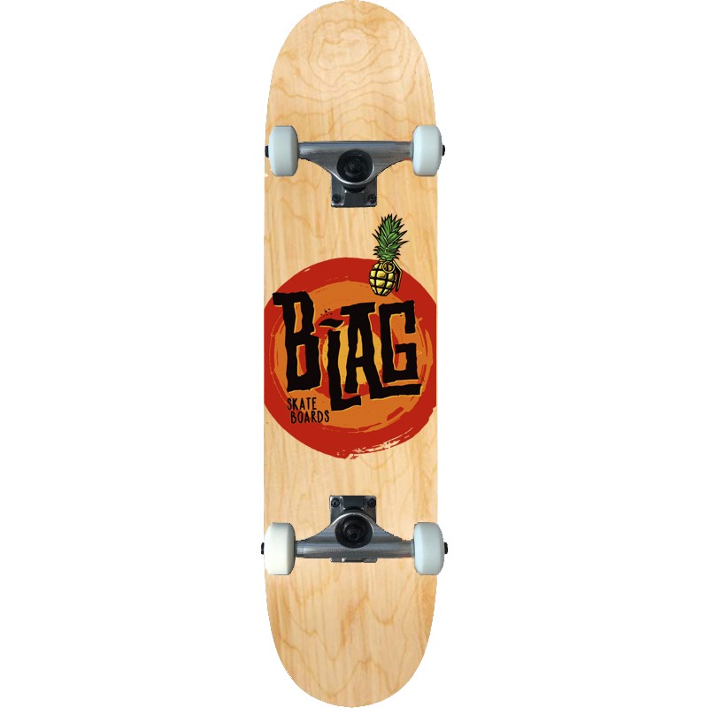 B-LAG Anfänger Skateboard Beginner Komplettboard Rookie Ananas