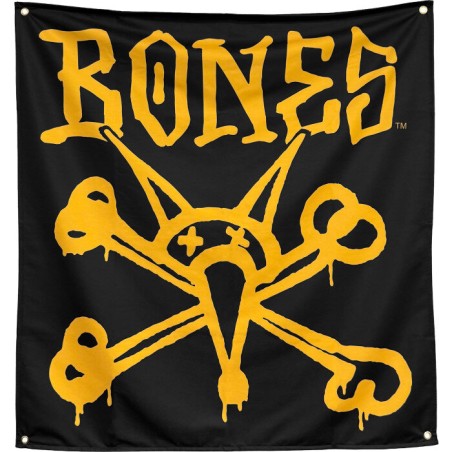 Banner Fahne Bones Wheels Vato Rat OP 34"x36"