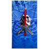 Powell Peralta Skull & Sword Beach Towel Blue Fade – Handtuch