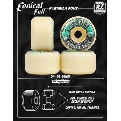 Spitfire Formula Four Conical Full 54mm 97A – Skateboard Rollen