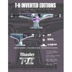 Thunder 148 T-II Team Inverted Polished Silver Trucks Skateboard Achse 8.25" Ad4