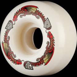 Powell-Peralta Dragons 93A V1 Symmetrical Narrow Ride Skateboard-Rollen in Offwhite, 52 mm, 4er-Pack %shop-name% %product-name%
