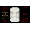 Powell-Peralta Dragons 93A V6 Symmetrical Medium Ride Skateboard-Rollen in Offwhite, 56 mm, 4er-Pack B-LAG Skateshop
