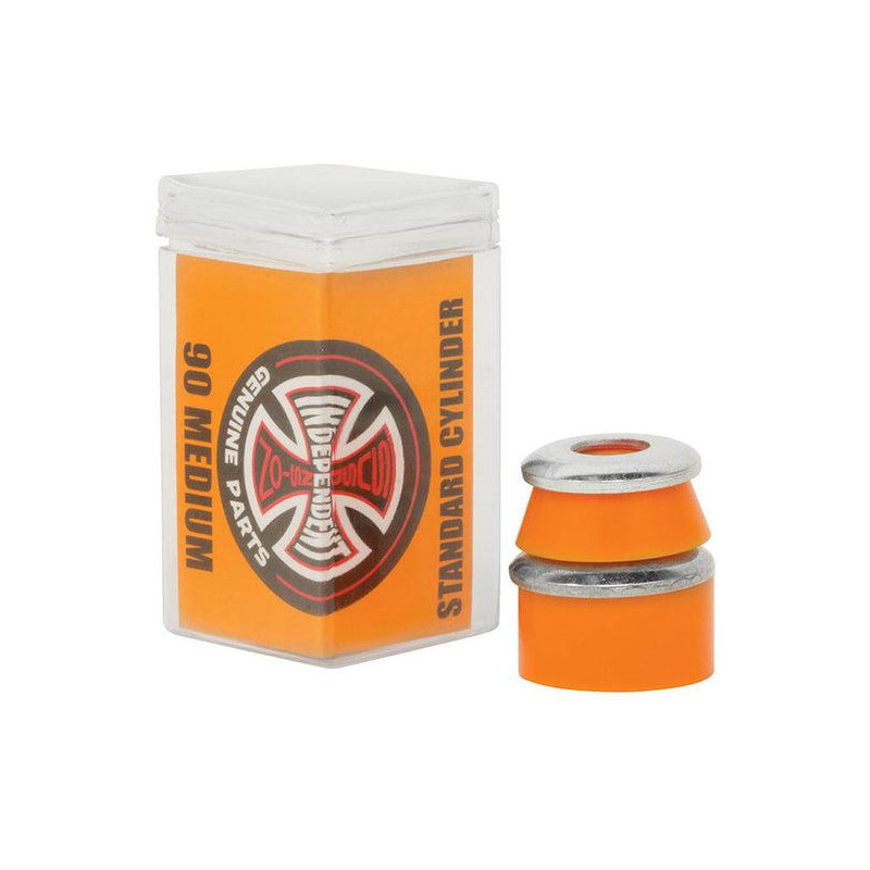 Independent Bushings 90A Standard Cylinder Cushions Medium – orange Skateboard-Lenkgummis