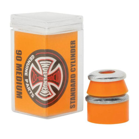 Independent Bushings 90A Standard Cylinder Cushions Medium – orange Skateboard-Lenkgummis