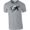 B-LAG Skateboards T-Shirt Bat Grey
